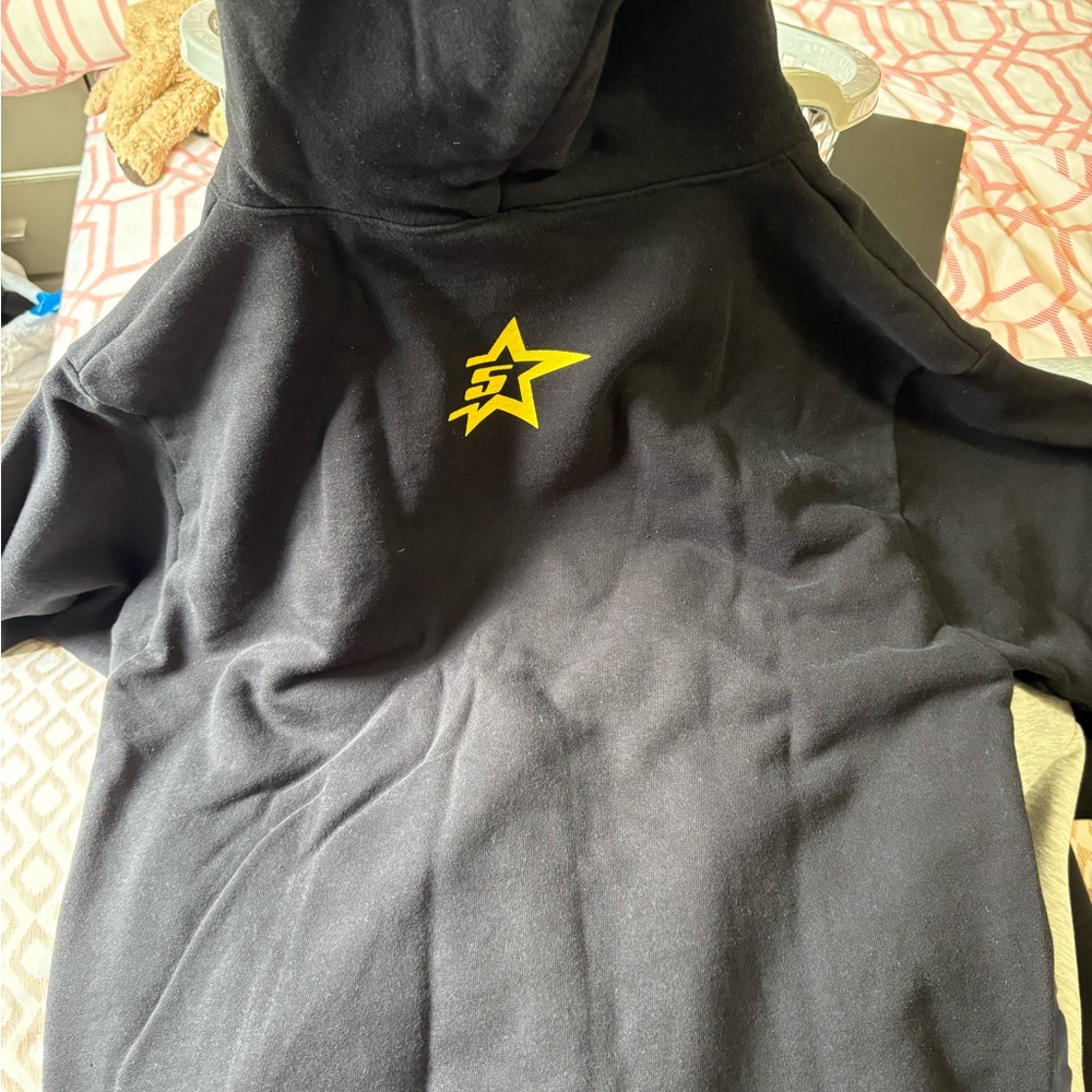 Black Graphic Hoodie